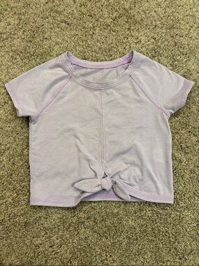 Lilly Pulitzer Tie-Front Short Sleeve Tee - XS (2-3)